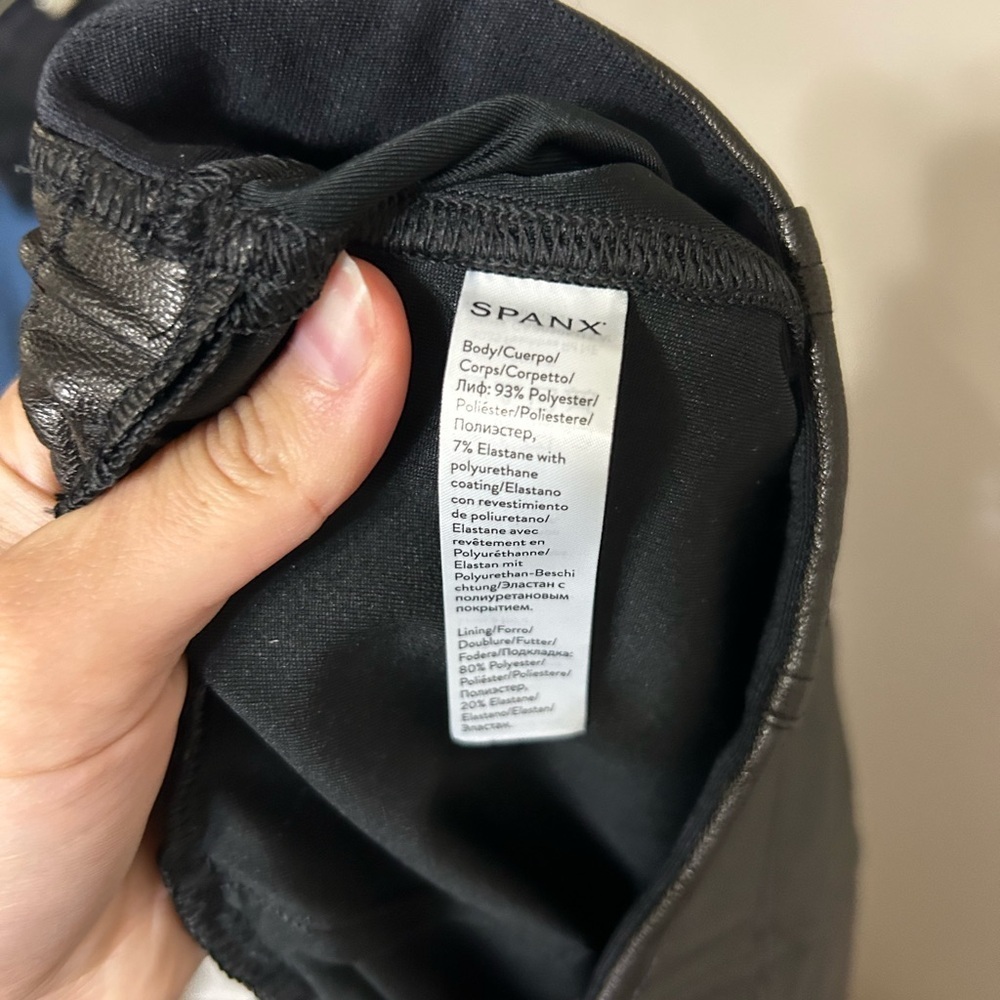Spanx Leather Like Jogger Pant - Picture 11 of 11